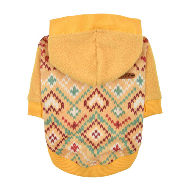 Puppia Skadi Hoody Jacket Harness Yellow - Premium Hondenkleding > Hondentrui from Puppia - Just €39.99! Shop now at Frenkiezdogshop