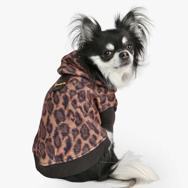 Puppia Kovo Hoody Jacket Harness Brown Hondenkleding > Hondentrui Small
