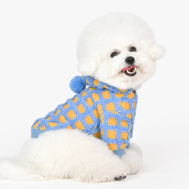 Puppia Stefan Hoody Jacket Harness Blue Hondenkleding > hondenjas Small