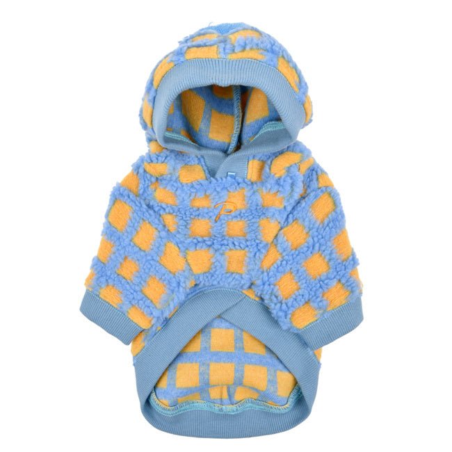 Puppia Stefan Hoody Jacket Harness Blue Hondenkleding > hondenjas Small