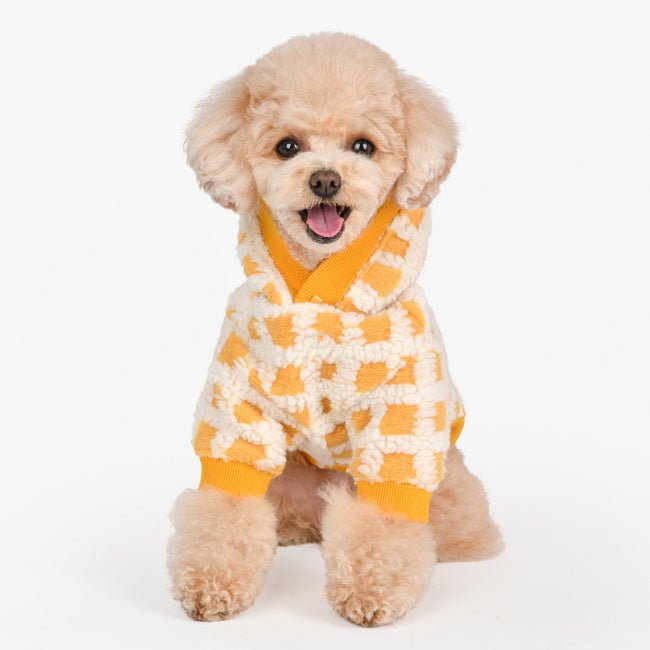 Puppia Stefan Hoody Jacket Harness Yellow Hondenkleding > hondenjas Small