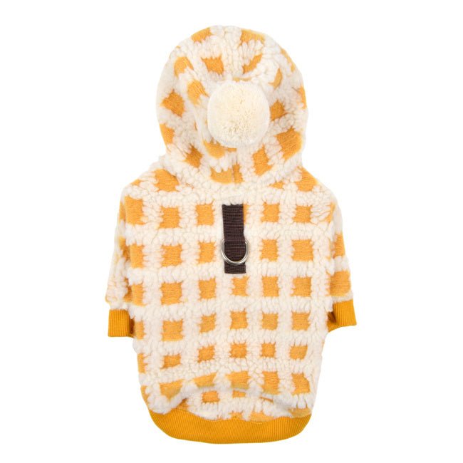 Puppia Stefan Hoody Jacket Harness Yellow Hondenkleding > hondenjas Small
