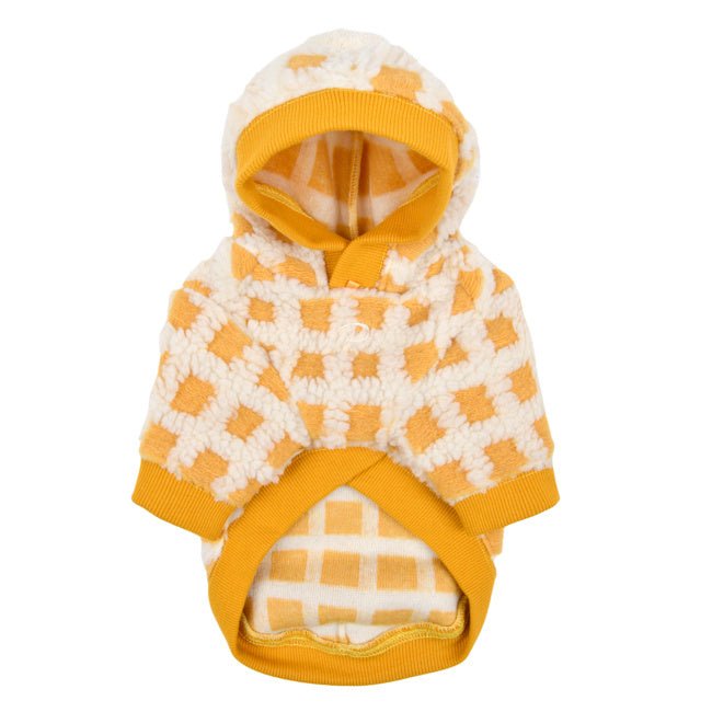 Puppia Stefan Hoody Jacket Harness Yellow Hondenkleding > hondenjas Small