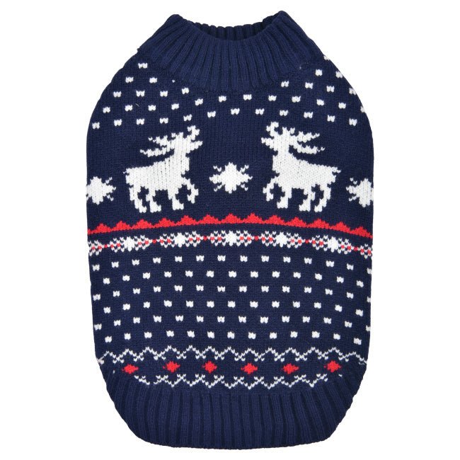 Puppia Winter Sweater Dyani Navy Hondenkleding > Hondentrui Small