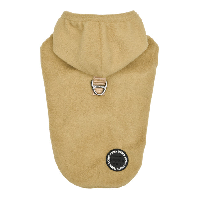 Puppia Zuko Fleece Jacket Harness Beige - Premium hondentuig > honden harnas from Puppia - Just €30.99! Shop now at Frenkiezdogshop