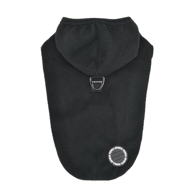 Puppia Zuko Fleece Jacket Harness Black - Premium hondentuig > honden harnas from Puppia - Just €30.99! Shop now at Frenkiezdogshop