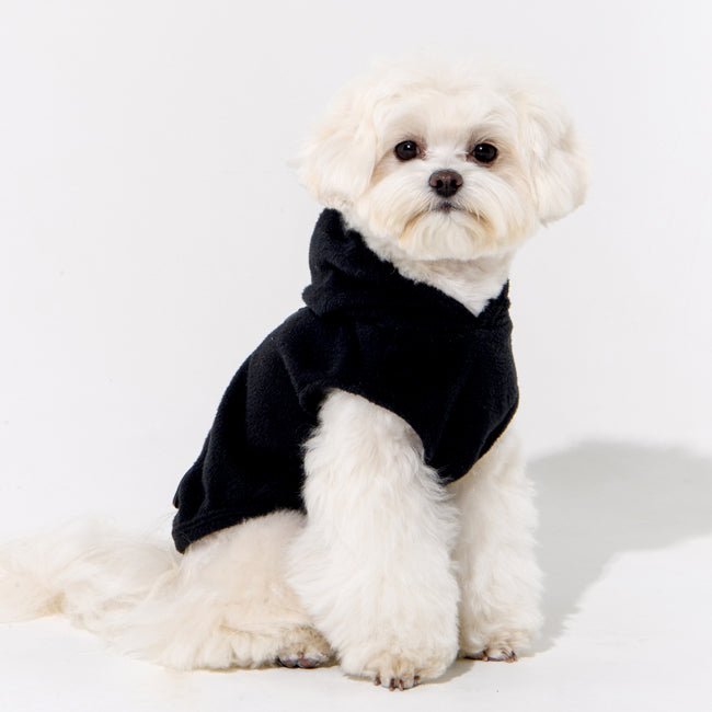 Puppia Zuko Fleece Jacket Harness Black Hondenkleding > Hondentrui Small