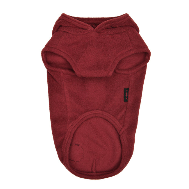 Puppia Zuko Fleece Jacket Harness Wine - Premium hondentuig > honden harnas from Puppia - Just €30.99! Shop now at Frenkiezdogshop