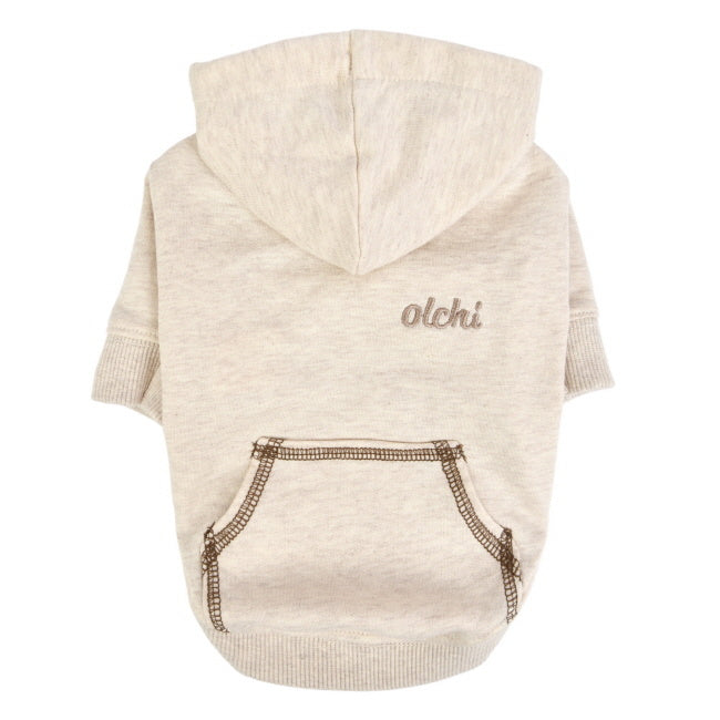 Olchi Simple Hood hondentrui Hoodie Beige - Premium Hondenkleding > Hondentrui from Olchi - Just €20! Shop now at Frenkiezdogshop