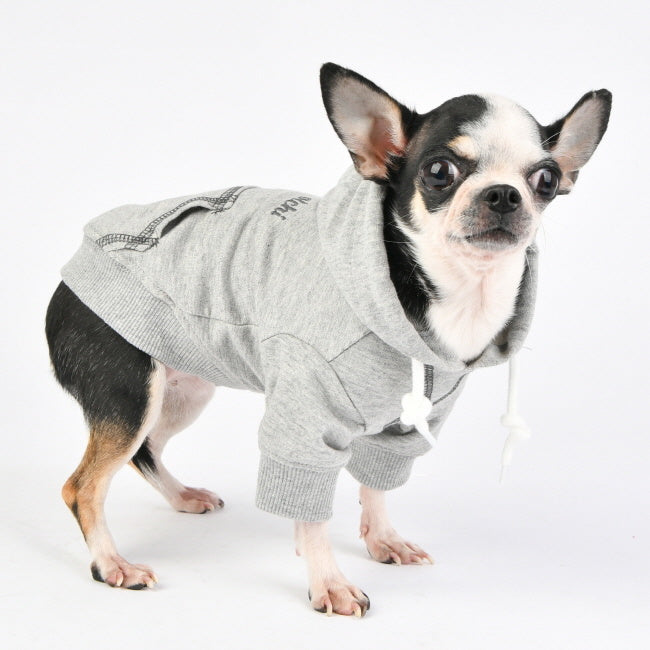 Olchi Simple Hood hondentrui Hoodie Grey - Premium Hondenkleding > Hondentrui from Olchi - Just €20! Shop now at Frenkiezdogshop