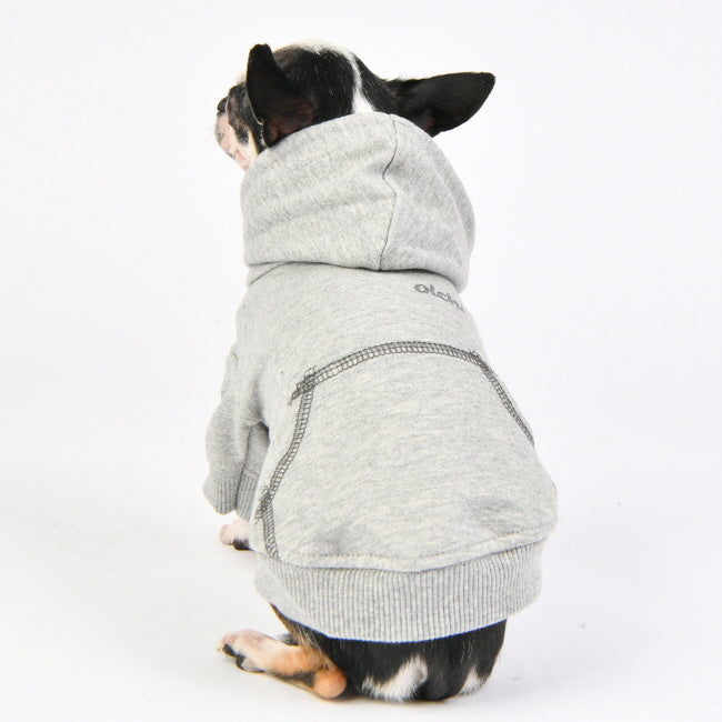 Olchi Simple Hood hondentrui Hoodie Grey - Premium Hondenkleding > Hondentrui from Olchi - Just €20! Shop now at Frenkiezdogshop