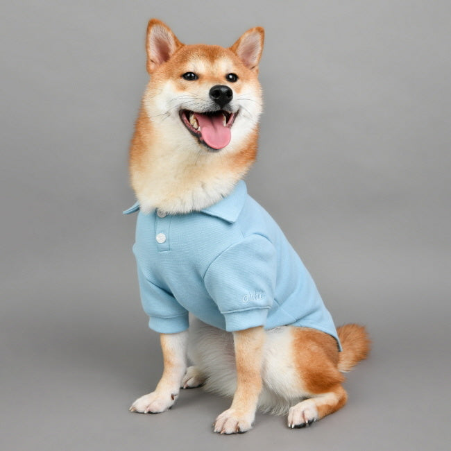 Olchi Pocket Shirts hondentrui SkyBlue - Premium Hondenkleding > Hondentrui from Olchi - Just €20! Shop now at Frenkiezdogshop