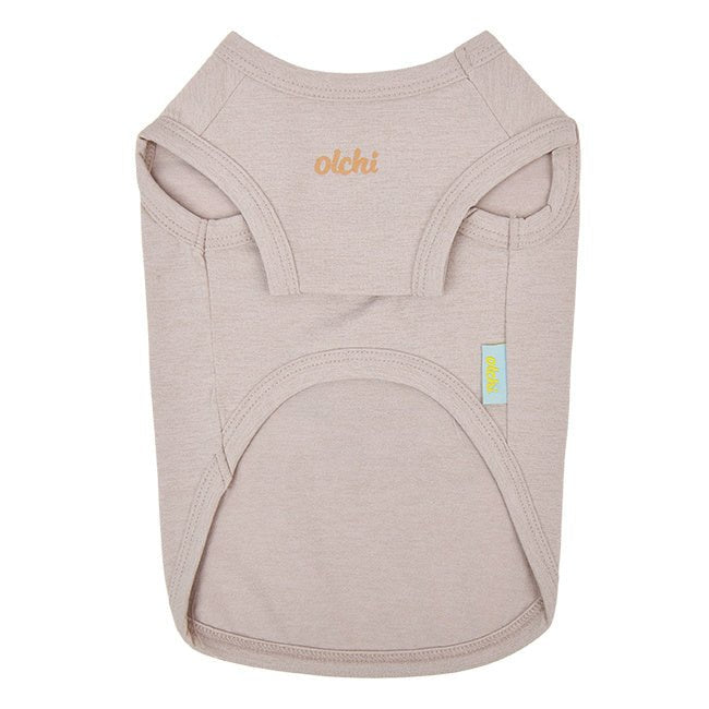 Olchi Camping T-shirt beige hondenkleding > hondenshirt Small