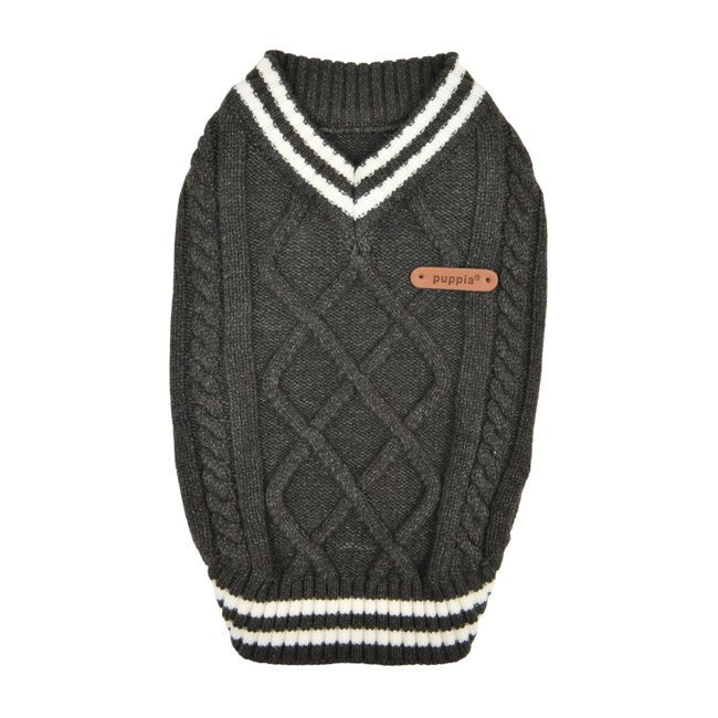 Puppia Winter Sweater Pierre Khaki Hondenkleding > Hondentrui Small