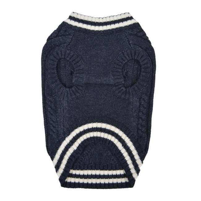 Puppia Winter Sweater Pierre Navy Hondenkleding > Hondentrui Small