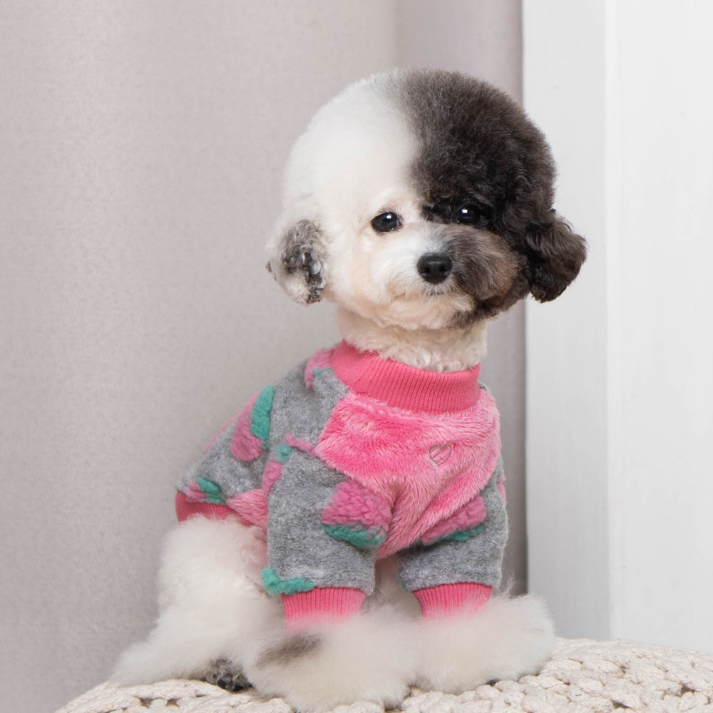 Pinkaholic Delizz winter sweater shirt Melange Grey - Premium Hondenkleding > Hondentrui from Pinkaholic - Just €25! Shop now at Frenkiezdogshop