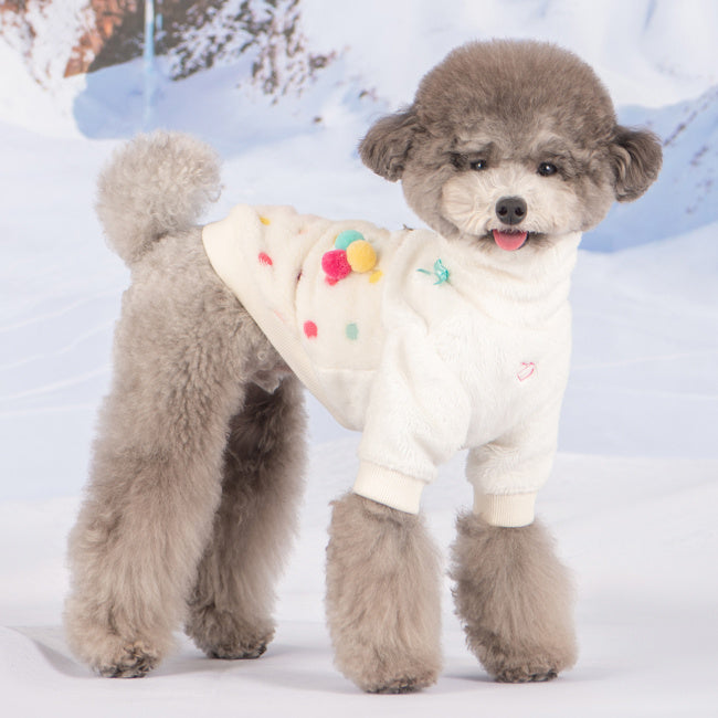 Pinkaholic Maycie Turtleneck harness shirt Ivory - Premium hondenkleding > hondenshirt from Pinkaholic - Just €25! Shop now at Frenkiezdogshop