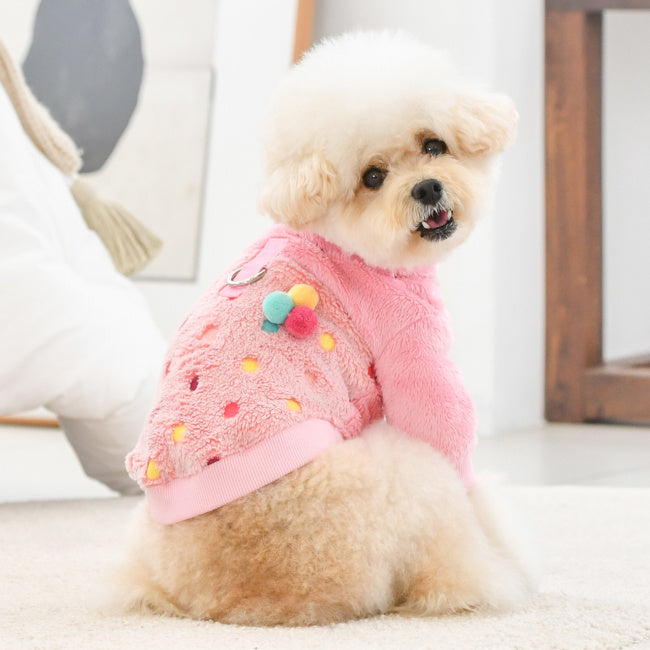 Pinkaholic Maycie Turtleneck harness shirt Pink - Premium hondenkleding > hondenshirt from Pinkaholic - Just €25! Shop now at Frenkiezdogshop