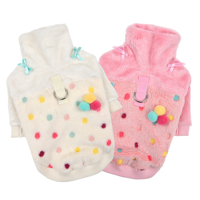 Pinkaholic Maycie Turtleneck harness shirt Pink - Premium hondenkleding > hondenshirt from Pinkaholic - Just €25! Shop now at Frenkiezdogshop