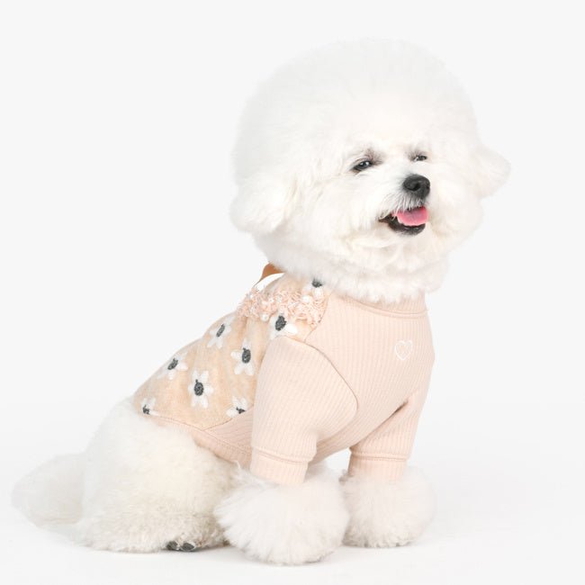 Pinkaholic Nanala winter harness shirt Beige hondenkleding > hondenshirt Small