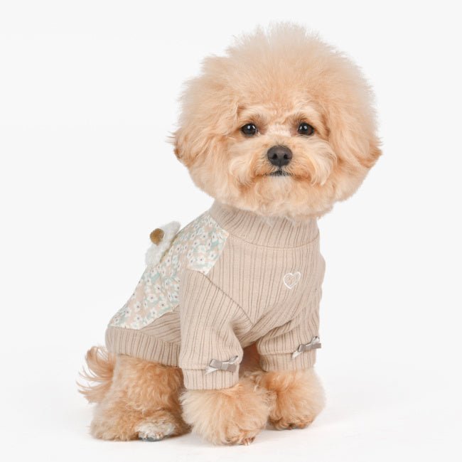 Pinkaholic Kalina winter sweater shirt Beige Hondenkleding > Hondentrui Small