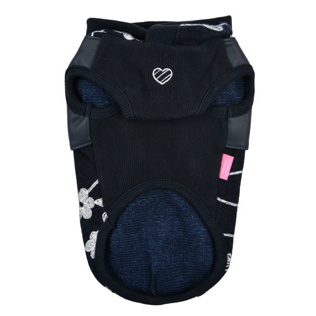 Pinkaholic Celandine winter hooded harness shirt Navy Hondenkleding > Hondentrui Small