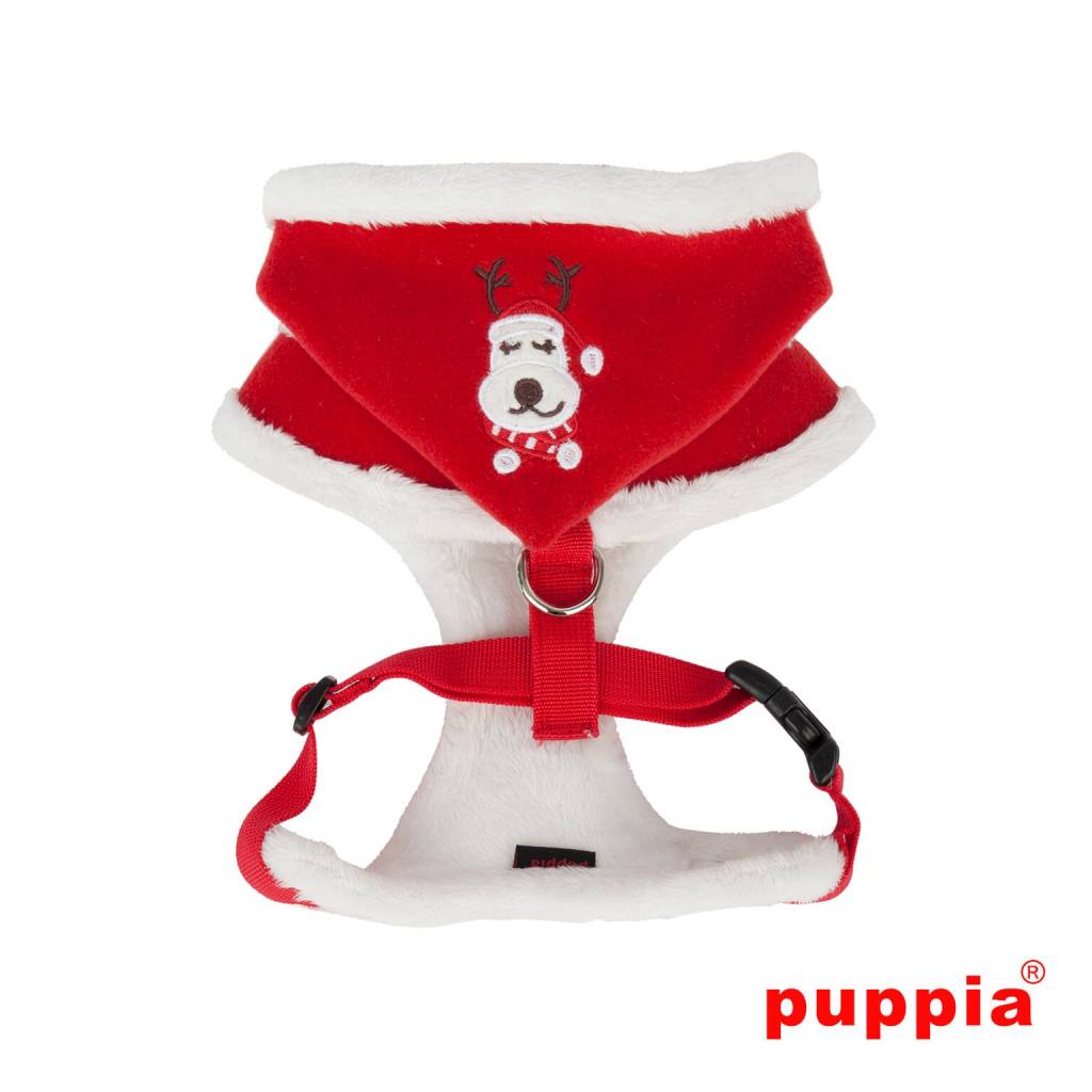 Puppia Rudolph Harness A Red - Premium hondentuig > honden harnas from Puppia - Just €20! Shop now at Frenkiezdogshop