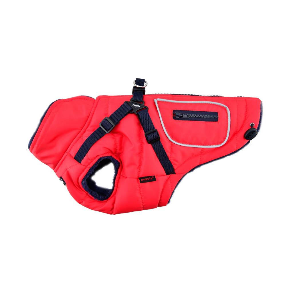 Puppia Pioneer Jacket Red - Premium Hondenkleding > hondenjas from Puppia - Just €54.99! Shop now at Frenkiezdogshop