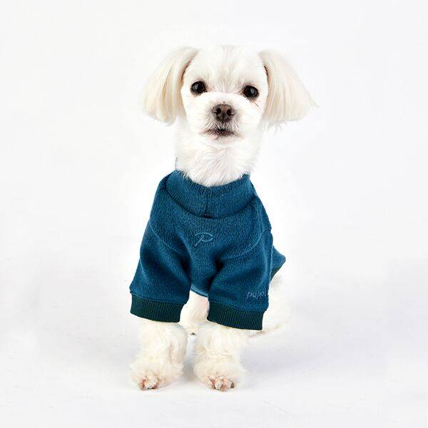 Puppia Rezso Hoodie Teal ( Small ) Hondenkleding > Hondentrui Small