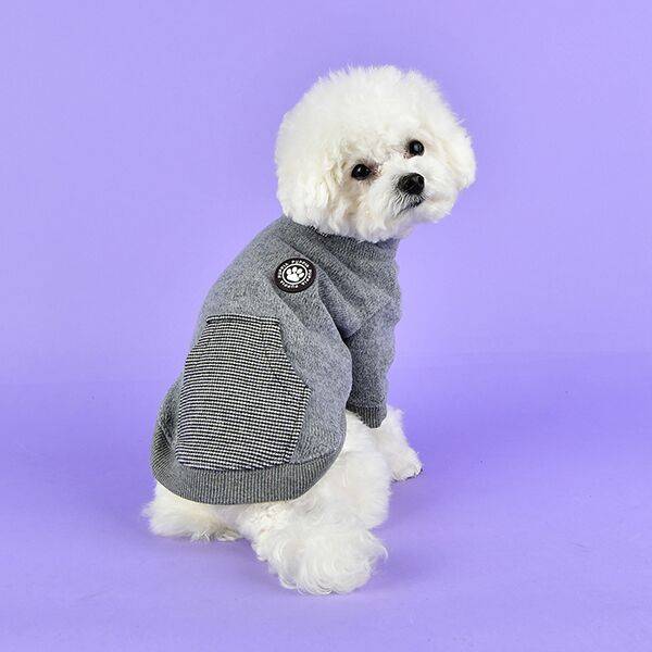 Puppia Rezso Hoodie Melange Grey - Premium Hondenkleding > Hondentrui from Puppia - Just €25! Shop now at Frenkiezdogshop