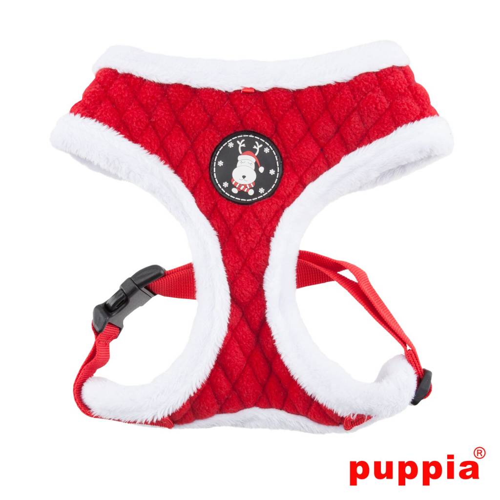Puppia Harness A Blitzen Red - Premium hondentuig > honden harnas from Puppia - Just €20! Shop now at Frenkiezdogshop