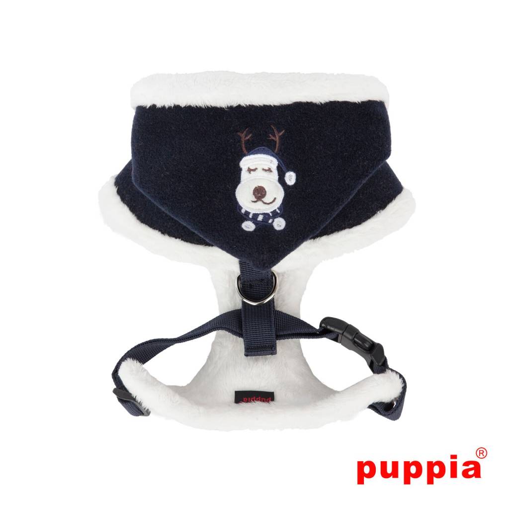 Puppia Rudolph Harness A Navy - Premium hondentuig > honden harnas from Puppia - Just €20! Shop now at Frenkiezdogshop