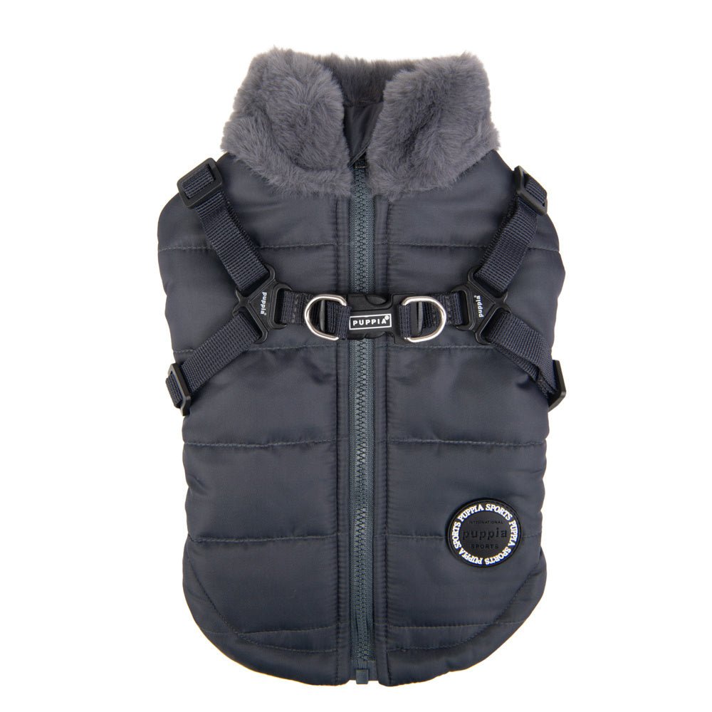 Puppia Donavan Jacket Harness Grey Hondenkleding > hondenjas Small