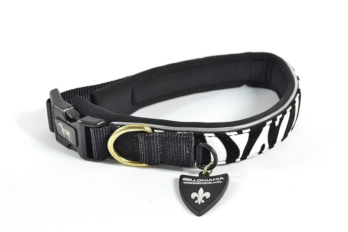 Bellomania Zebra collar halsband ( Tweedekans - product ) halsband > hondenhalsband Small