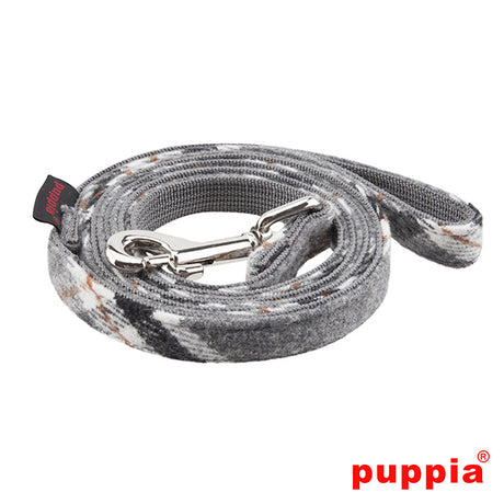 Puppia Kemp Lijn Grey - Premium hondenriem > hondenlijn from Puppia - Just €13.99! Shop now at Frenkiezdogshop