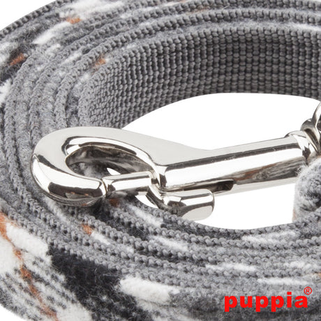 Puppia Kemp Lijn Grey - Premium hondenriem > hondenlijn from Puppia - Just €13.99! Shop now at Frenkiezdogshop