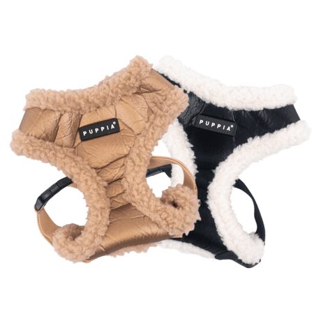 Puppia Winterstride Harness model A Black hondentuig > honden harnas > model A Small