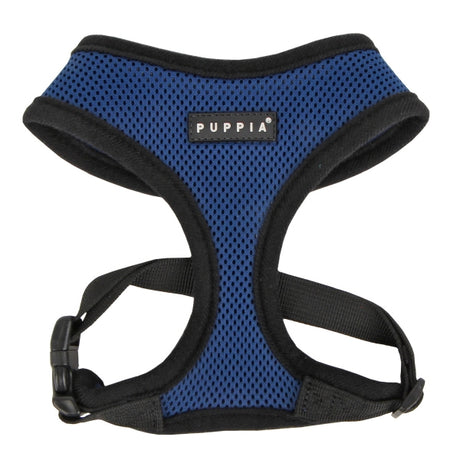 Puppia Soft Harness model A royalblue - Premium hondentuig > honden harnas from Puppia - Just €18.99! Shop now at Frenkiezdogshop