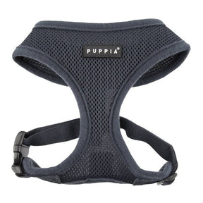 Puppia Soft Harness model A grey hondentuig > honden harnas > model A X - Small
