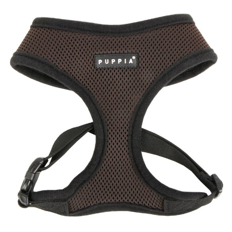 Puppia Soft Harness model A brown - Premium hondentuig > honden harnas from Puppia - Just €18.99! Shop now at Frenkiezdogshop