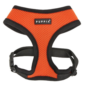 Puppia Soft Harness model A orange - Premium hondentuig > honden harnas from Puppia - Just €18.99! Shop now at Frenkiezdogshop