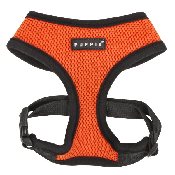 Puppia Soft Harness model A orange - Premium hondentuig > honden harnas from Puppia - Just €18.99! Shop now at Frenkiezdogshop