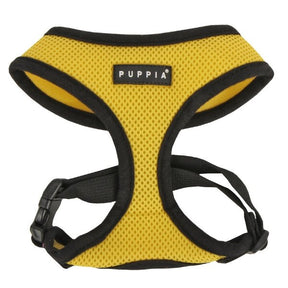 Puppia Soft Harness model A yellow hondentuig > honden harnas > model A X - Small