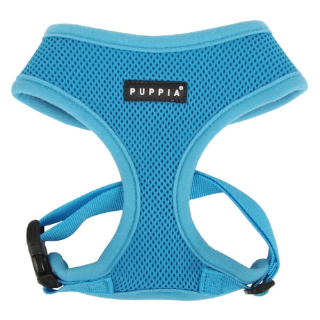 Puppia Soft Harness model A skyblue - Premium hondentuig > honden harnas from Puppia - Just €18.99! Shop now at Frenkiezdogshop