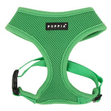 Puppia Soft Harness model A green - Premium hondentuig > honden harnas from Puppia - Just €18.99! Shop now at Frenkiezdogshop