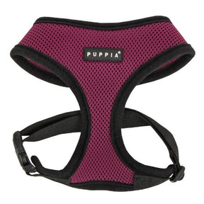 Puppia Soft Harness model A purple hondentuig > honden harnas > model A X - Small