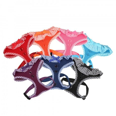 Puppia Vivien Harness model A black hondentuig > honden harnas > model A X - Small