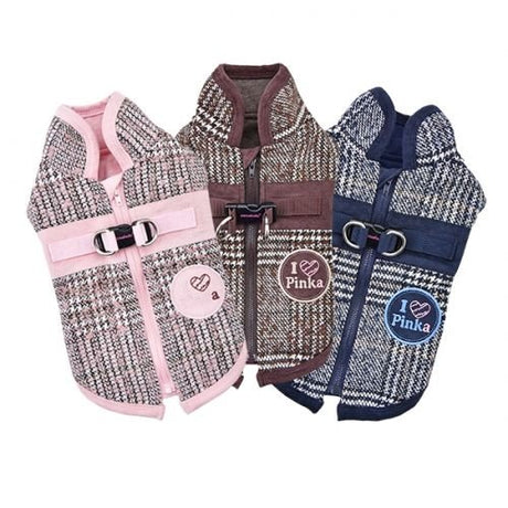 Pinkaholic Da Vinci Jacket Harness Indian Pink ( XL ) Hondenkleding > hondenjas Small
