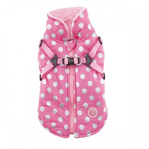 Pinkaholic Misis Dotty Winter Fleece Jacket Pink - Premium Hondenkleding > hondenjas from Pinkaholic - Just €75.99! Shop now at Frenkiezdogshop