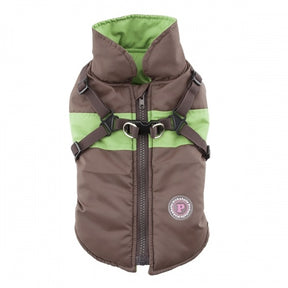 Pinkaholic Aiden Jacket Harness Brown - Premium Hondenkleding > hondenjas from Pinkaholic - Just €25! Shop now at Frenkiezdogshop